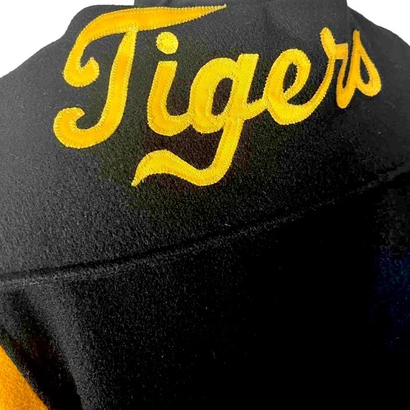 Vintage Varsity Jacket Letterman Wool Leather High School 50s 60s 70s 80s 90s - Picture 5 of 8